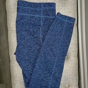 Heathered blue leggings